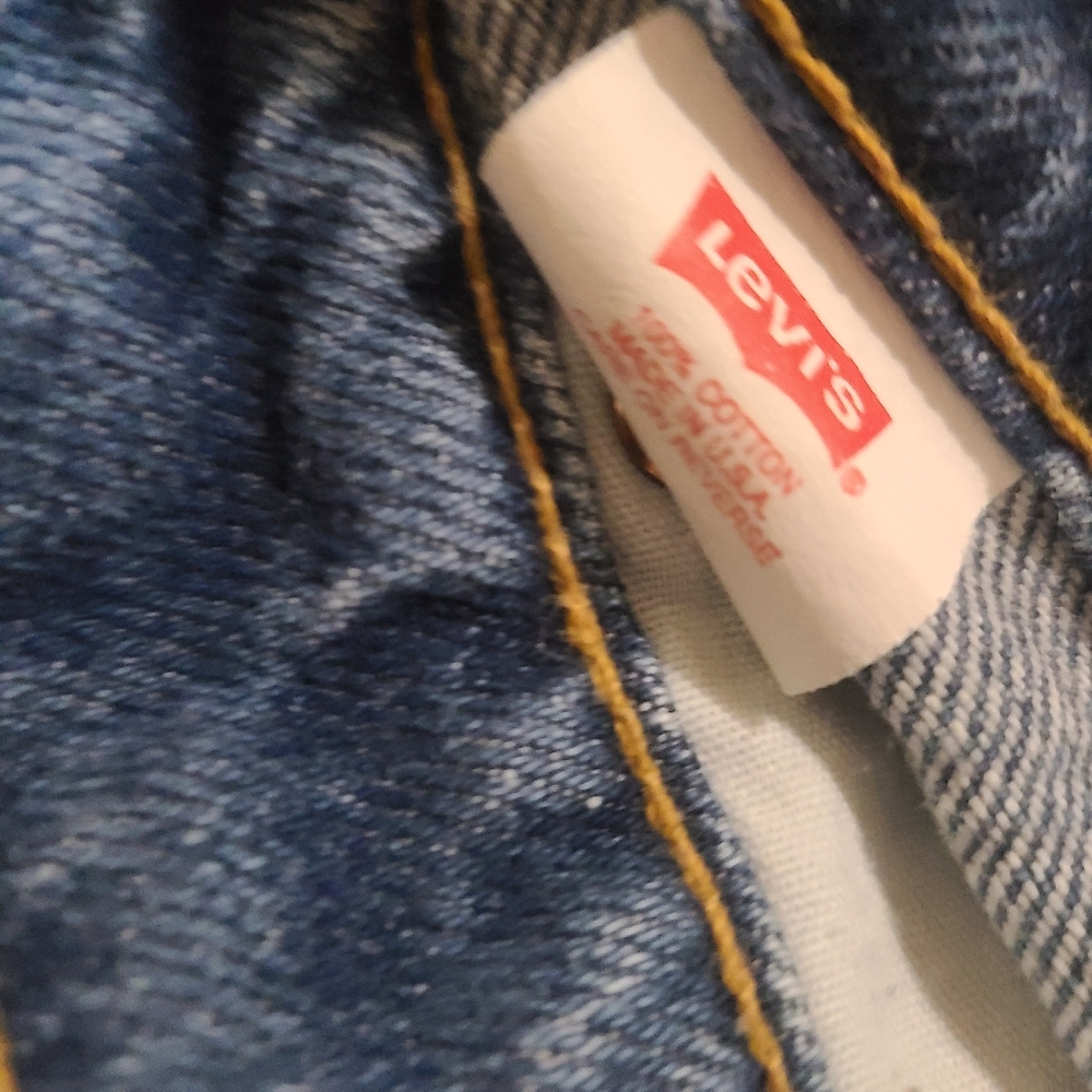 Vintage Orange Tab Levi's Jeans Size 33x32 - Picture 6 of 10